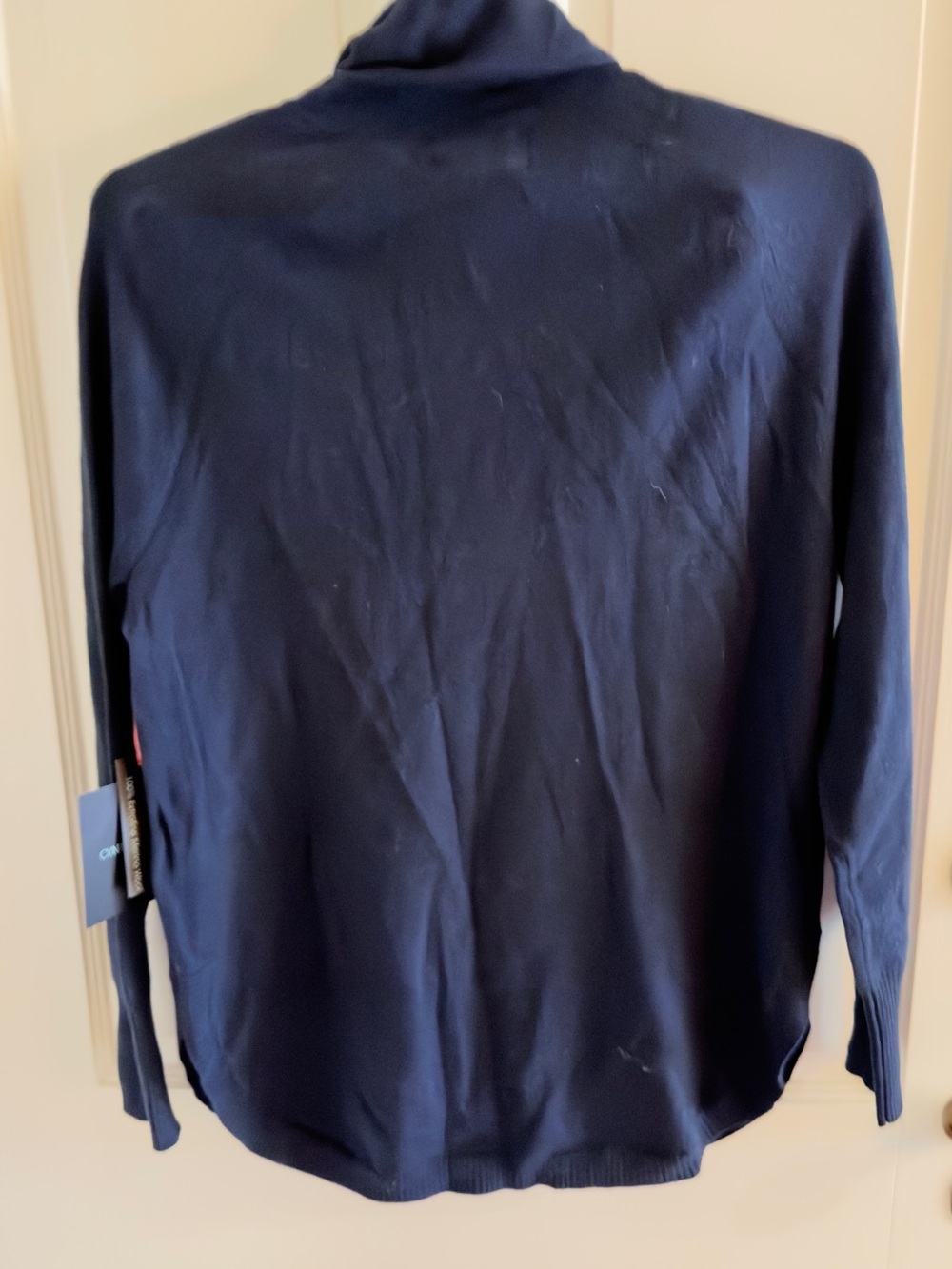 Drawstring Cowl-Neck Sweater